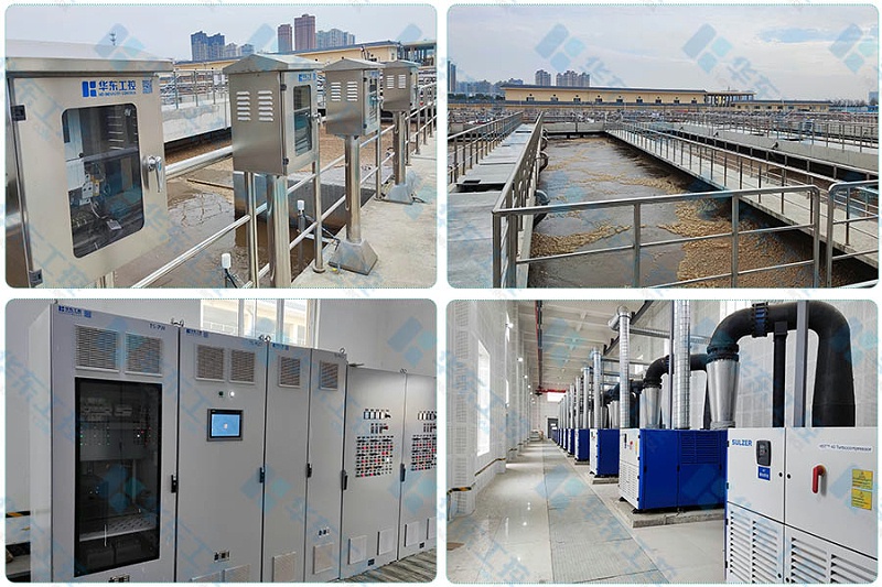 華東工控-污水處理廠現場施工